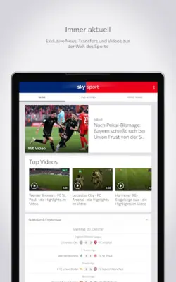 Sky Sport Fußball News & mehr android App screenshot 10