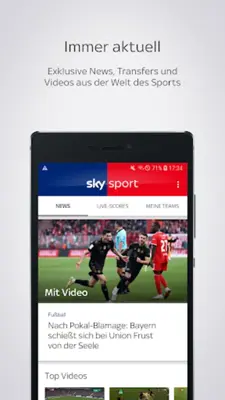 Sky Sport Fußball News & mehr android App screenshot 20