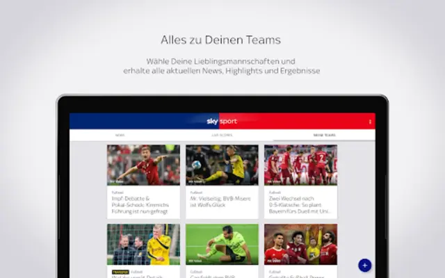 Sky Sport Fußball News & mehr android App screenshot 5