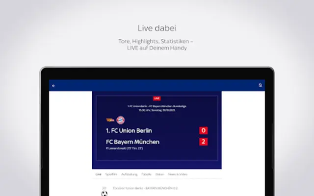 Sky Sport Fußball News & mehr android App screenshot 6