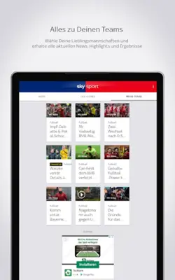 Sky Sport Fußball News & mehr android App screenshot 8